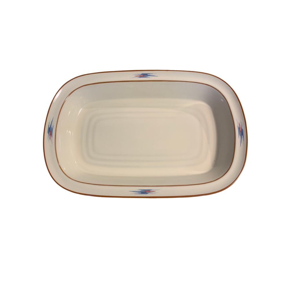 Noritake Stoneware Raindance Rectangular 14” Baking/Serving Dish Casserole Pan